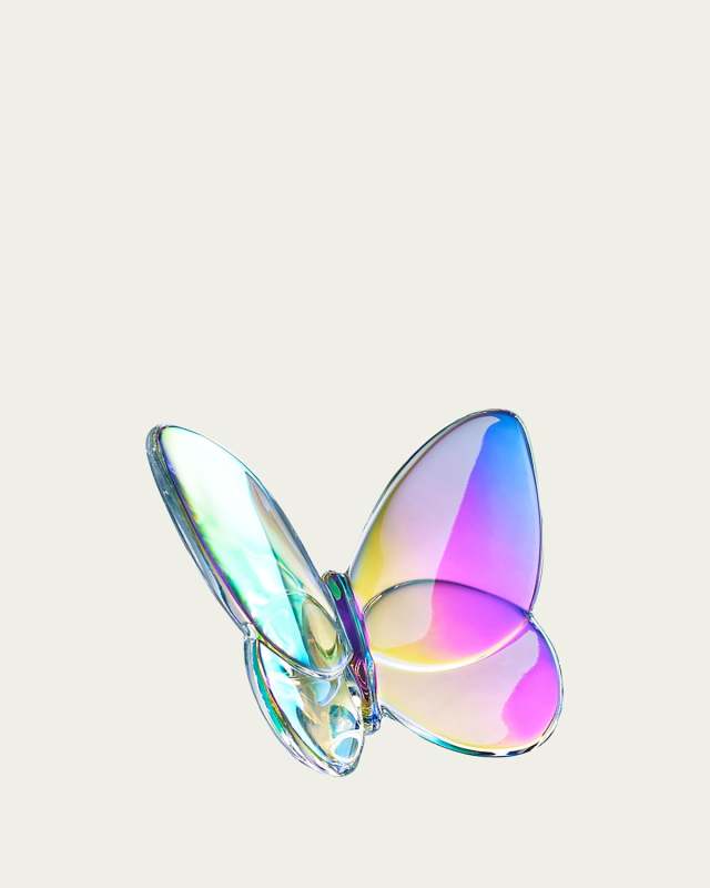 2.5" Lucky Crystal Iridescent Butterfly